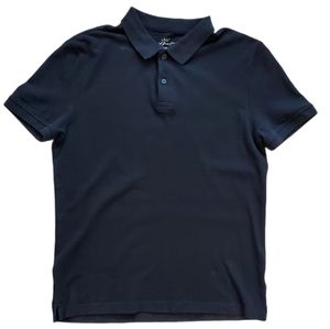 L.O.G.G. by H&M Black Short Sleeve Polo Shirt